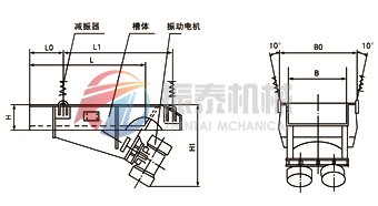 電機振動給料機外形尺寸圖